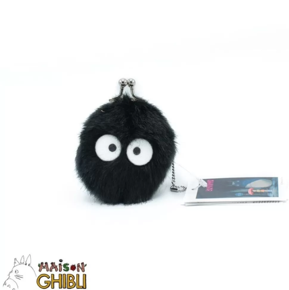 Maison Ghibli Mini Purse Plush Soot Sprite - My Neighbor Totoro- Purse Plush