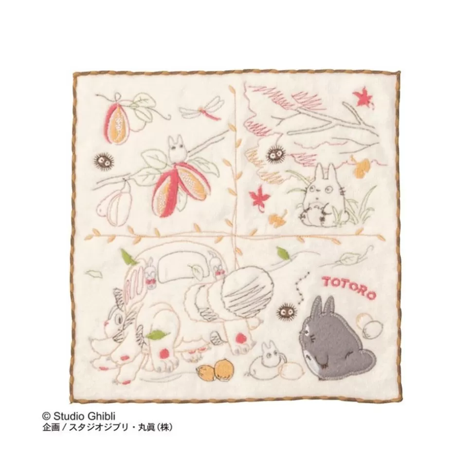 Maison Ghibli Mini Towel Autumn Fruits 25 X 25 Cm - My Neighbor Totoro- Household Linen