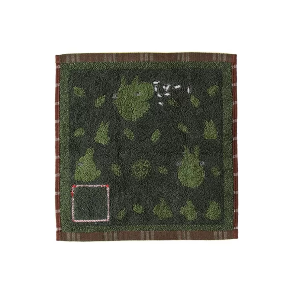 Maison Ghibli Mini Towel Autumn Green 25X25 Cm - My Neighbor Totoro- Household Linen
