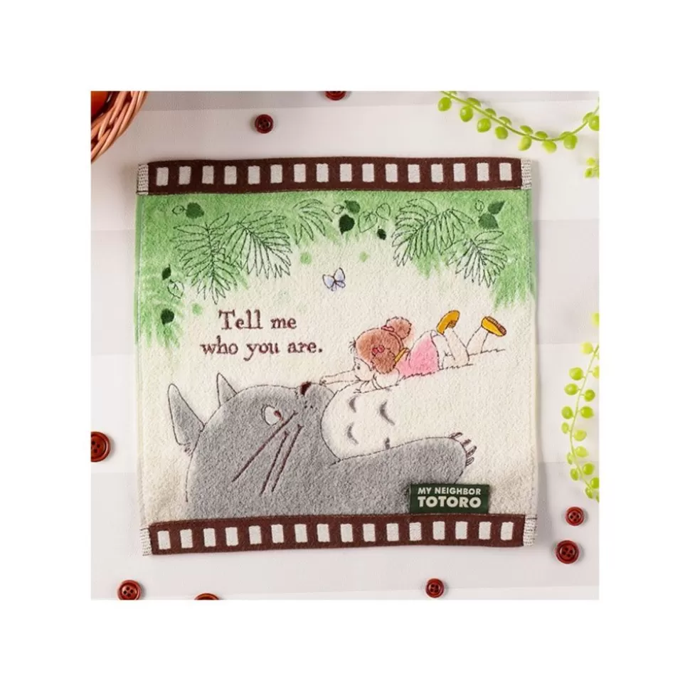 Maison Ghibli Mini Towel Celluloid Mei And Totoro - My Neighbor Totoro- Household Linen