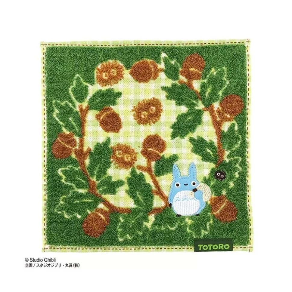 Maison Ghibli Mini Towel Green Forest'S Favotite 23X23 Cm - My Neighbor Totoro- Household Linen