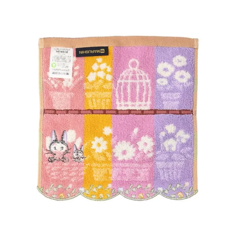 Maison Ghibli Mini Towel Jiji And Her Favourite Flowers 25X25 - Kiki'S Delivery Ser- Household Linen