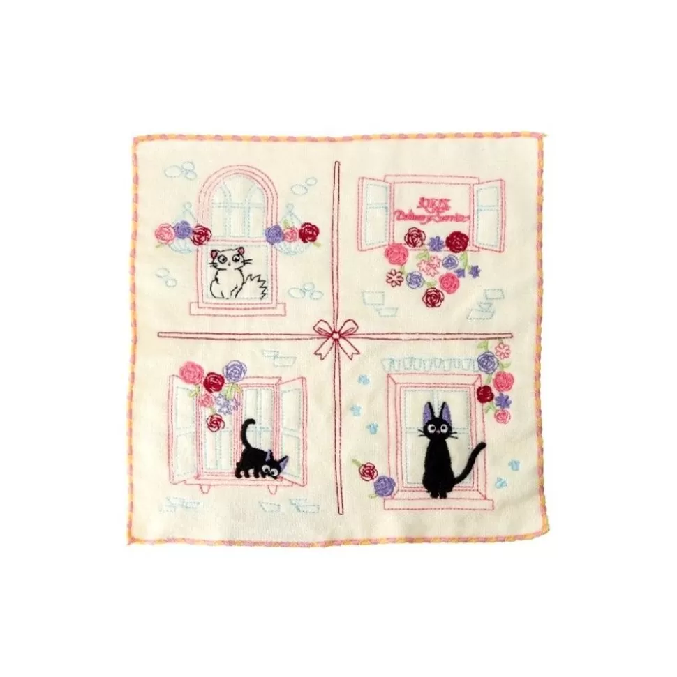 Maison Ghibli Mini Towel Jiji By The Window 25X25 - Kiki'S Delivery Service- Household Linen