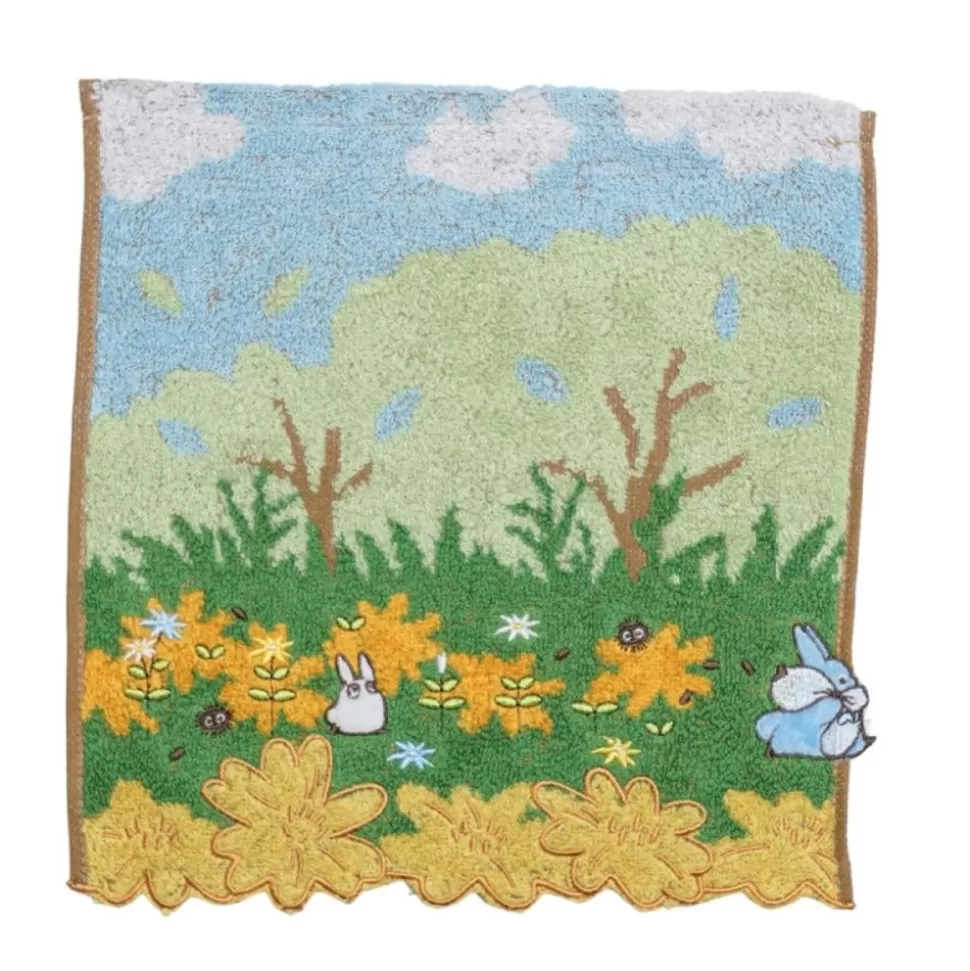 Maison Ghibli Mini Towel Medium & Small Totoro Racing 25X25 Cm - My Neighbor Totoro- Household Linen