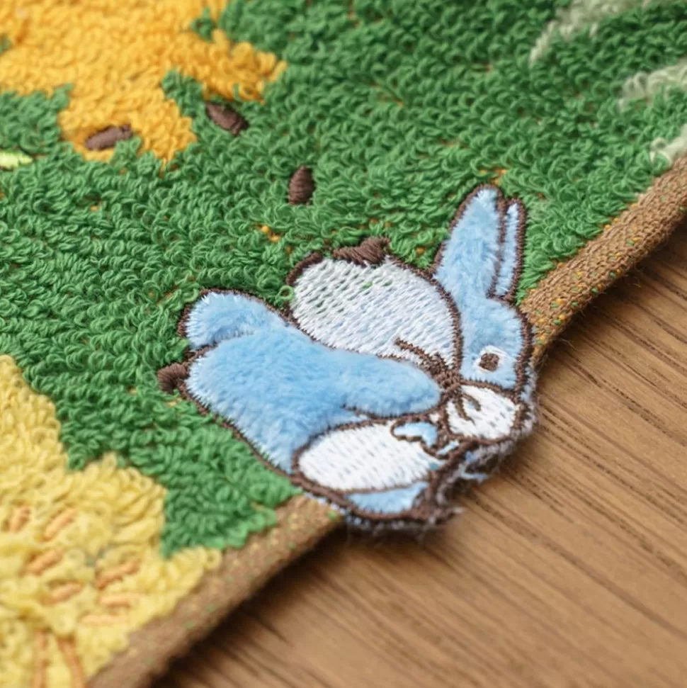 Maison Ghibli Mini Towel Medium & Small Totoro Racing 25X25 Cm - My Neighbor Totoro- Household Linen