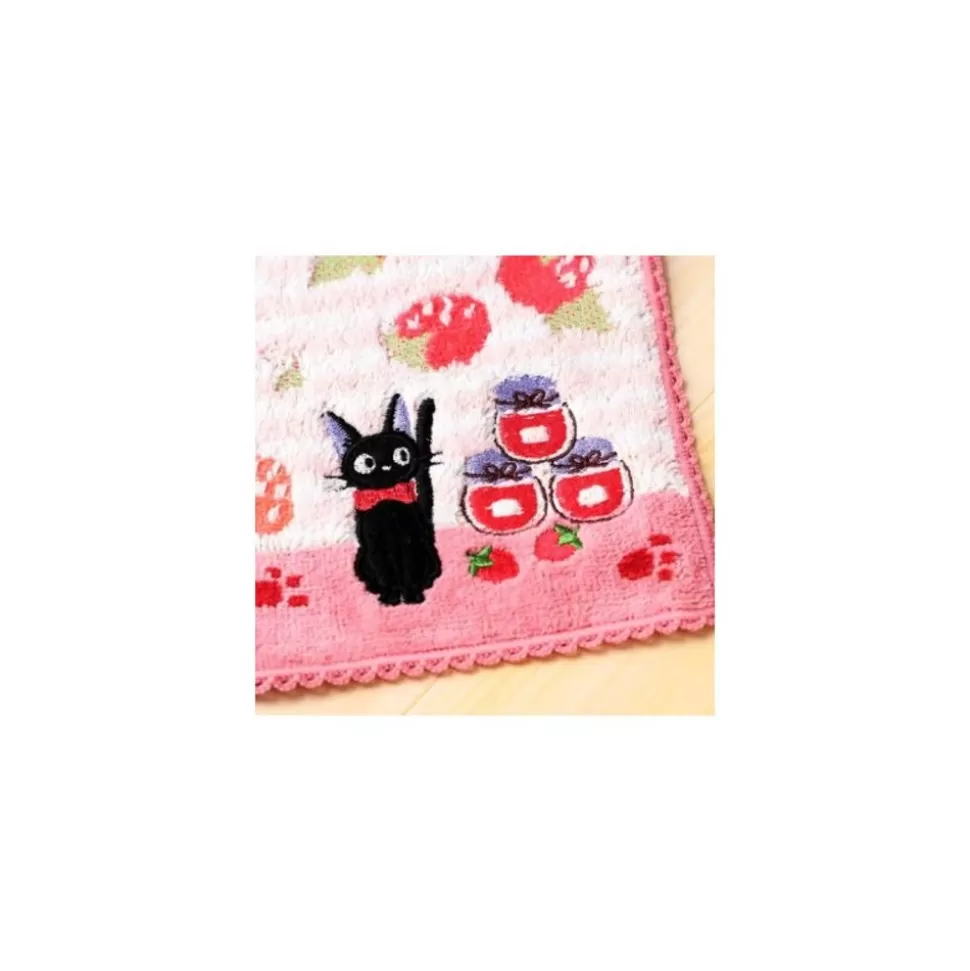 Maison Ghibli Mini Towel Pink Fruits Tea Time - Kiki'S Delivery Service 23 23 Cm- Household Linen