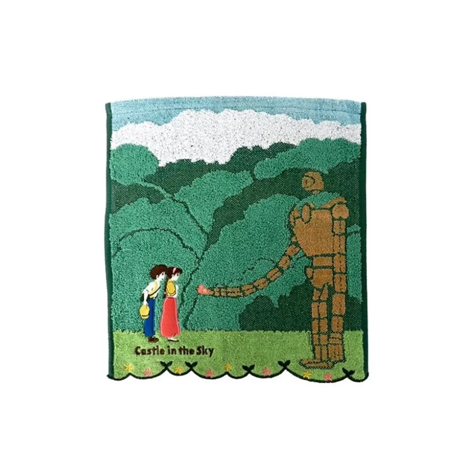 Maison Ghibli Mini Towel Robot Soldier 34X36 Cm - Castle In The Sky- Household Linen