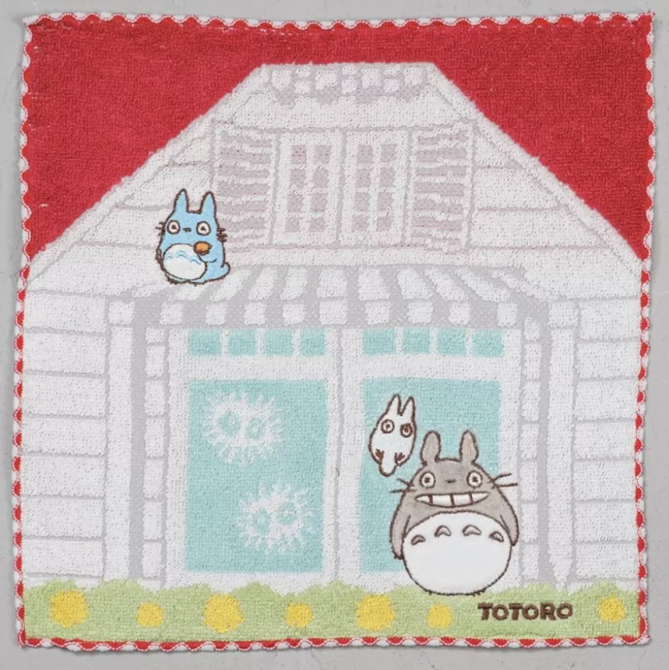 Maison Ghibli Mini Towel Satsuki & Mei'S House 25X25 Cm - My Neighbor Totoro- Household Linen