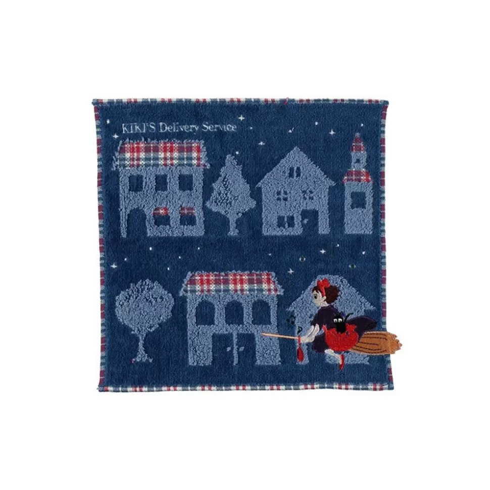 Maison Ghibli Mini Towel The Night Of Departure 25X25 Cm - Kiki'S Delivery Service- Household Linen
