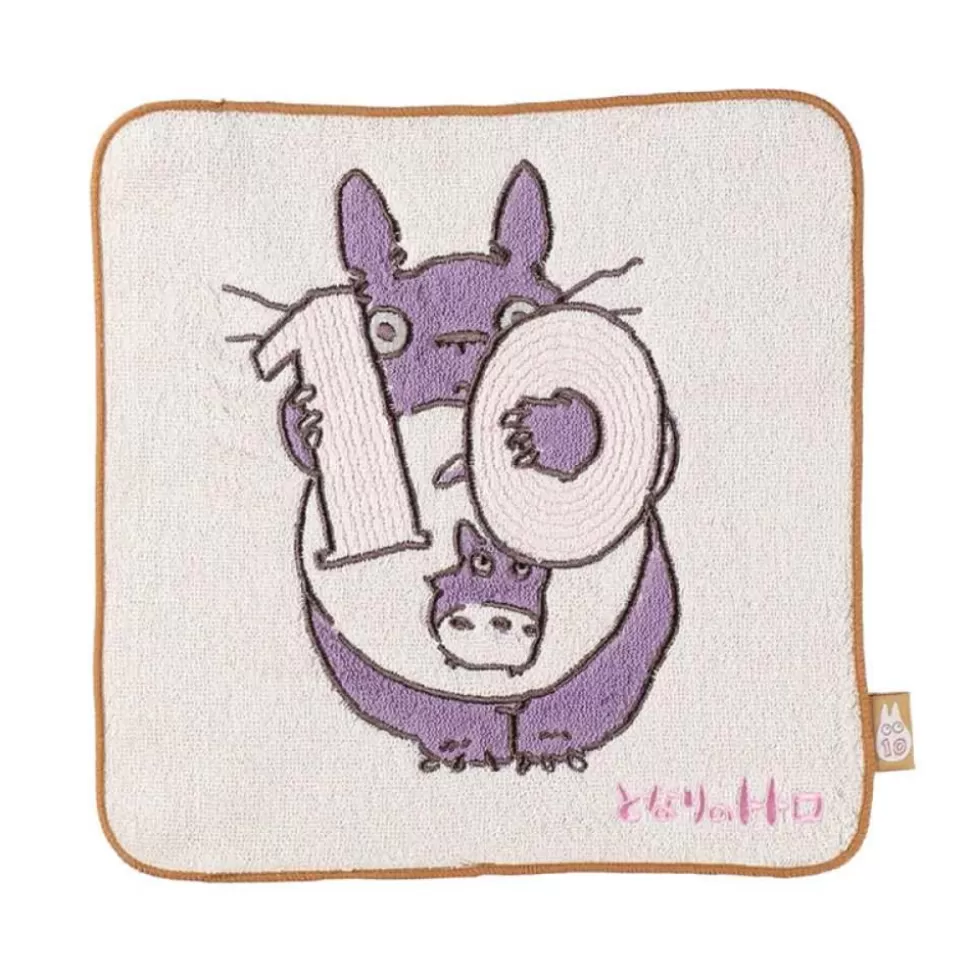 Maison Ghibli Mini Towel Totoro Birthday 10 25X25 Cm - My Neighbor Totoro- Household Linen