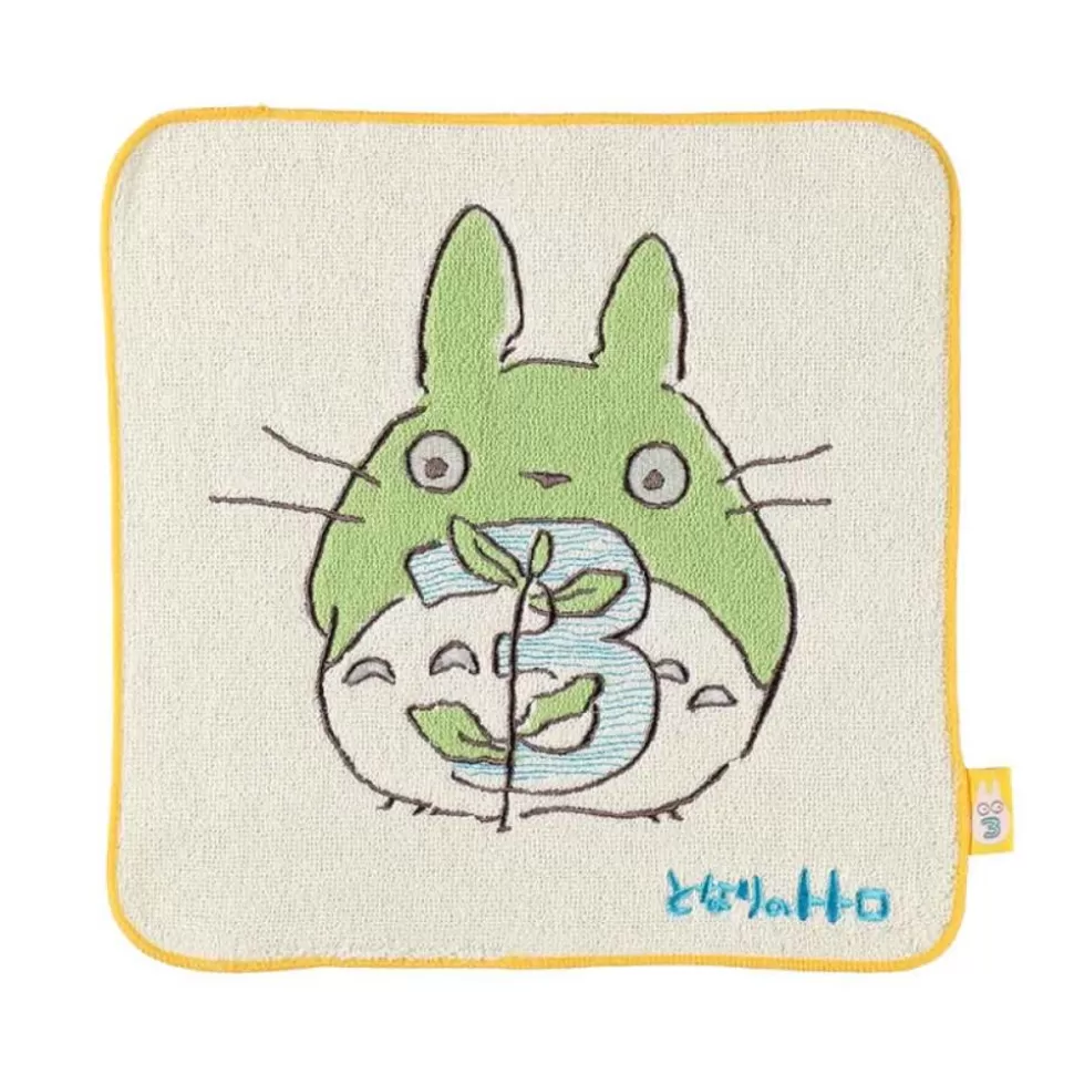 Maison Ghibli Mini Towel Totoro Birthday 3 25X25 Cm - My Neighbor Totoro- Household Linen