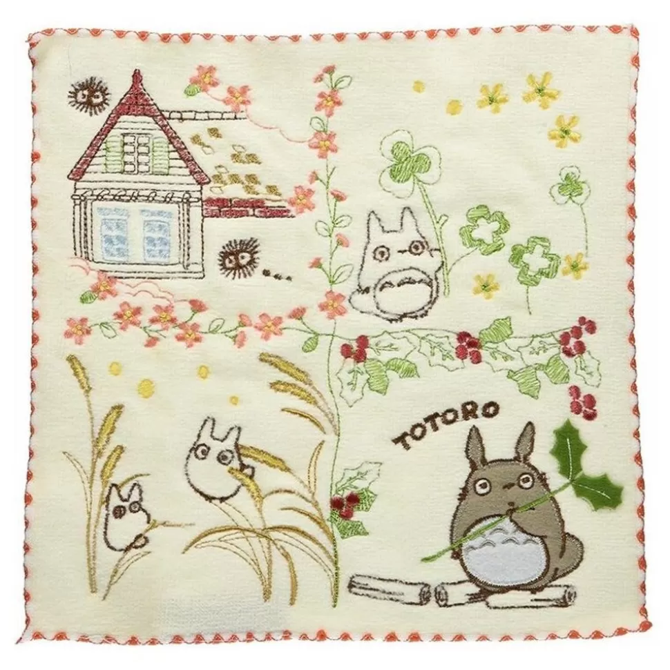 Maison Ghibli Mini Towel Totoro In The Garden - My Neighbor Totoro- Household Linen