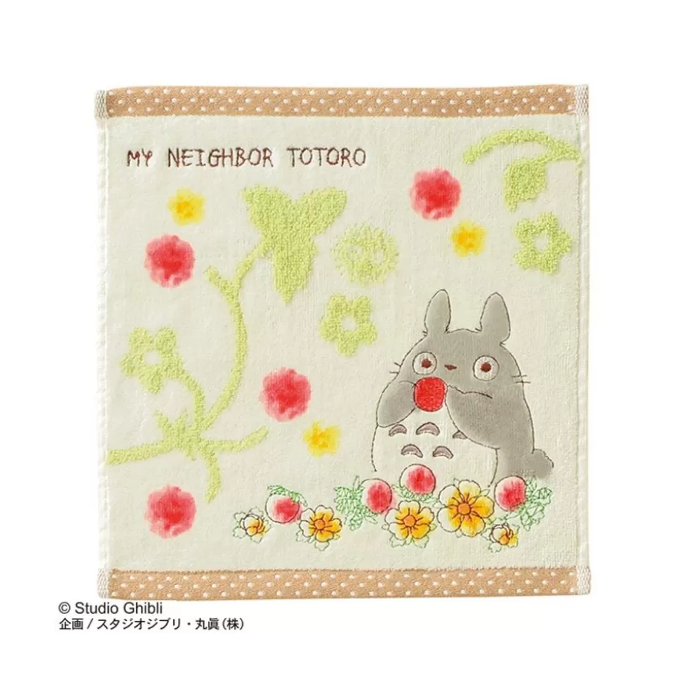 Maison Ghibli Mini Towel Totoro Strawberry Field 25X25 - My Neighbor Totoro- Household Linen