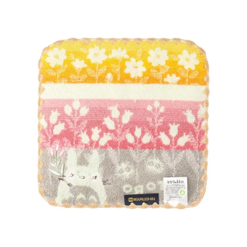Maison Ghibli Mini Towel Totoro Wild Flowers 25X25 Cm - My Neighbor Totoro- Household Linen