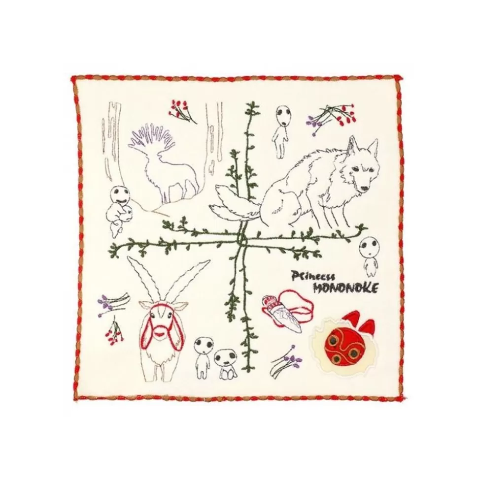 Maison Ghibli Mini Towel Tree Of The Forest Spirit 25 X 25 Cm - Princess Mononoke- Household Linen