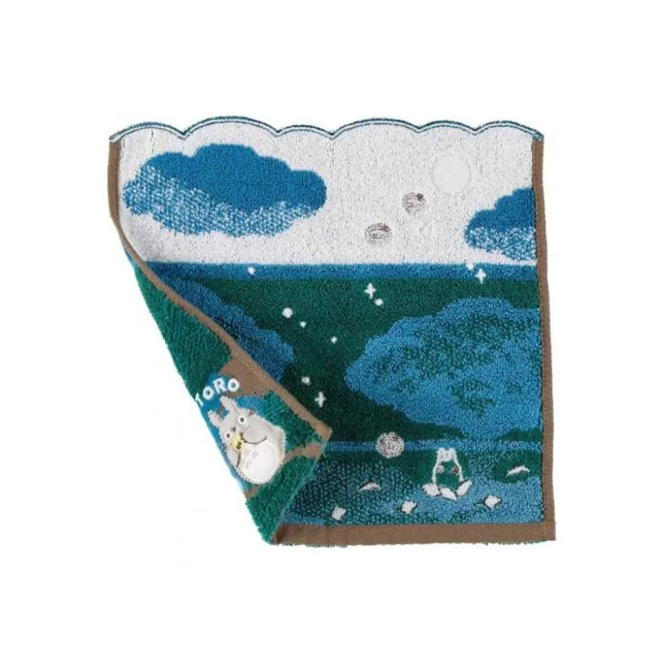 Maison Ghibli Mini Towel Under The Moon 25X25 Cm - My Neighbor Totoro- Household Linen