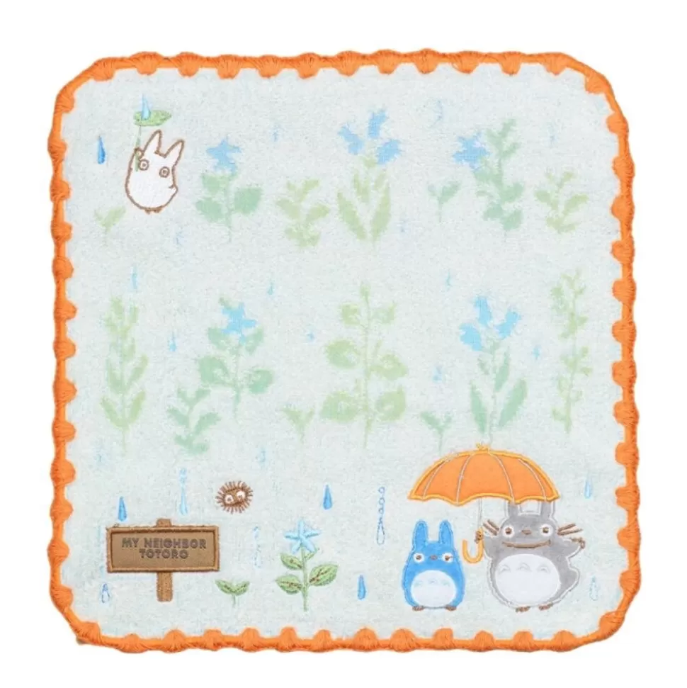 Maison Ghibli Mini Towel Under The Rain 25X25 Cm - My Neighbor Totoro- Household Linen