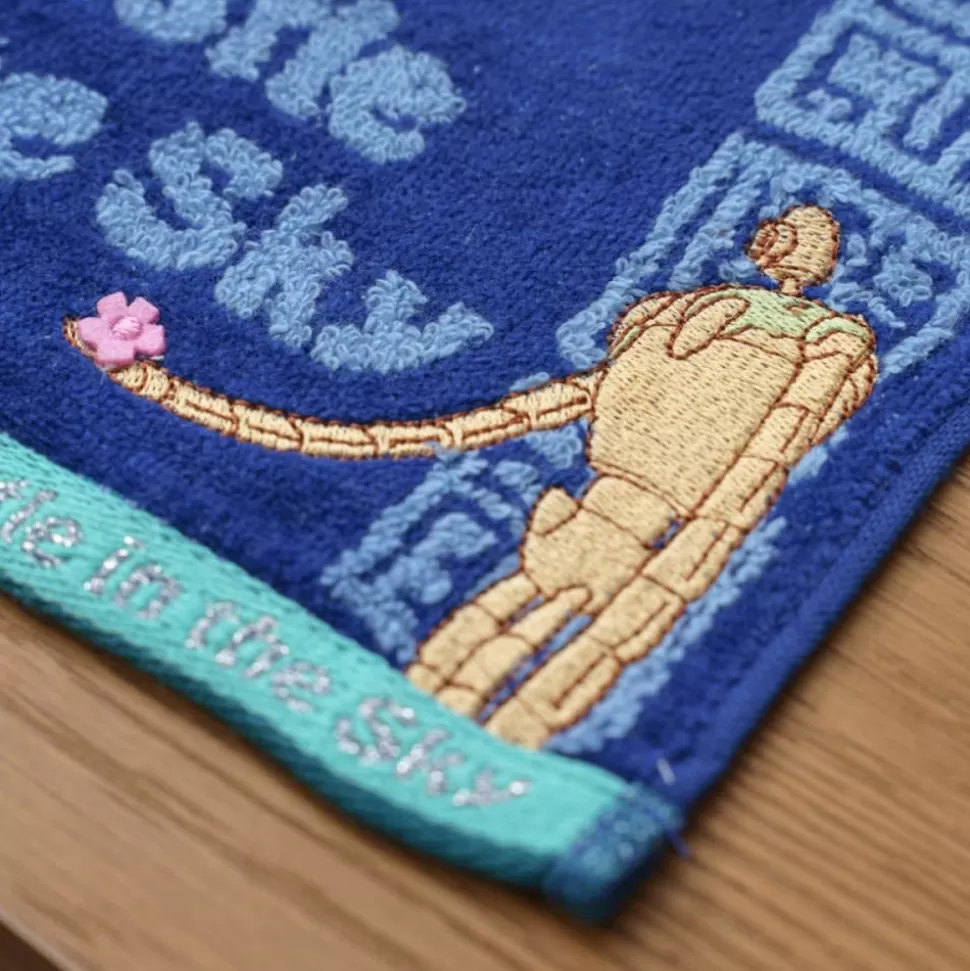 Maison Ghibli Mini Towel Volucite Crystal Amulet 25X25 Cm - Castle In The Sky- Household Linen