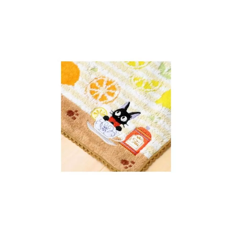 Maison Ghibli Mini Towel Yellow Fruits Tea Time 23 23 Cm - Kiki'S Delivery Service- Household Linen