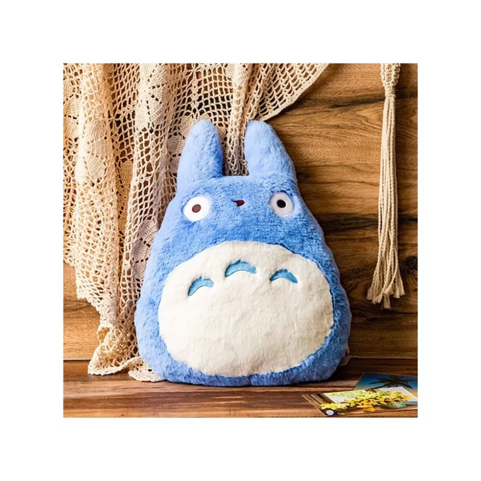 Maison Ghibli Nakayoshi Cushion Blue Totoro - My Neighbor Totoro- Pillow