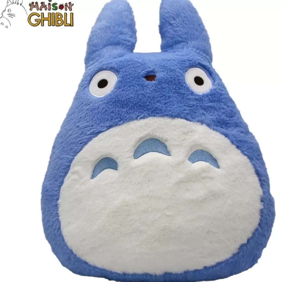 Maison Ghibli Nakayoshi Cushion Blue Totoro - My Neighbor Totoro- Pillow