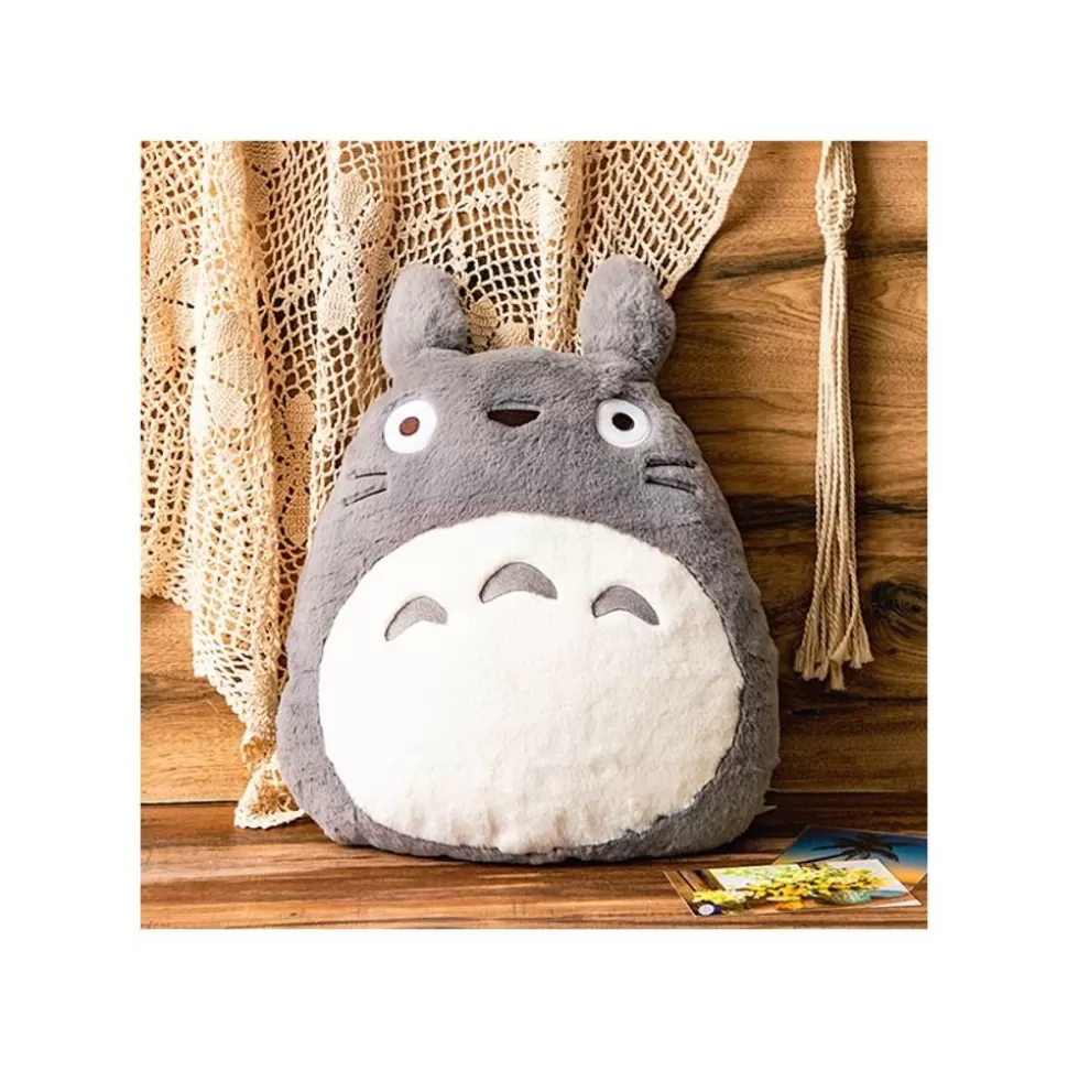 Maison Ghibli Nakayoshi Cushion Grey Totoro - My Neighbor Totoro- Pillow