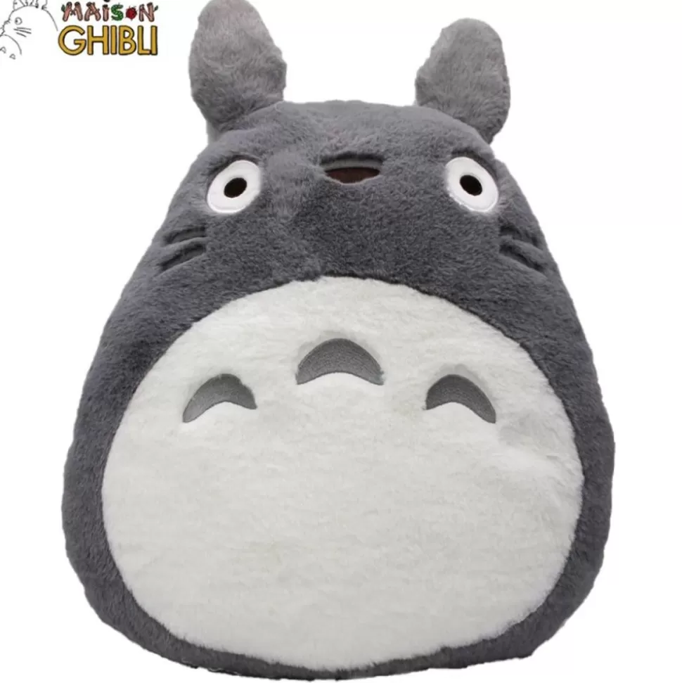 Maison Ghibli Nakayoshi Cushion Grey Totoro - My Neighbor Totoro- Pillow