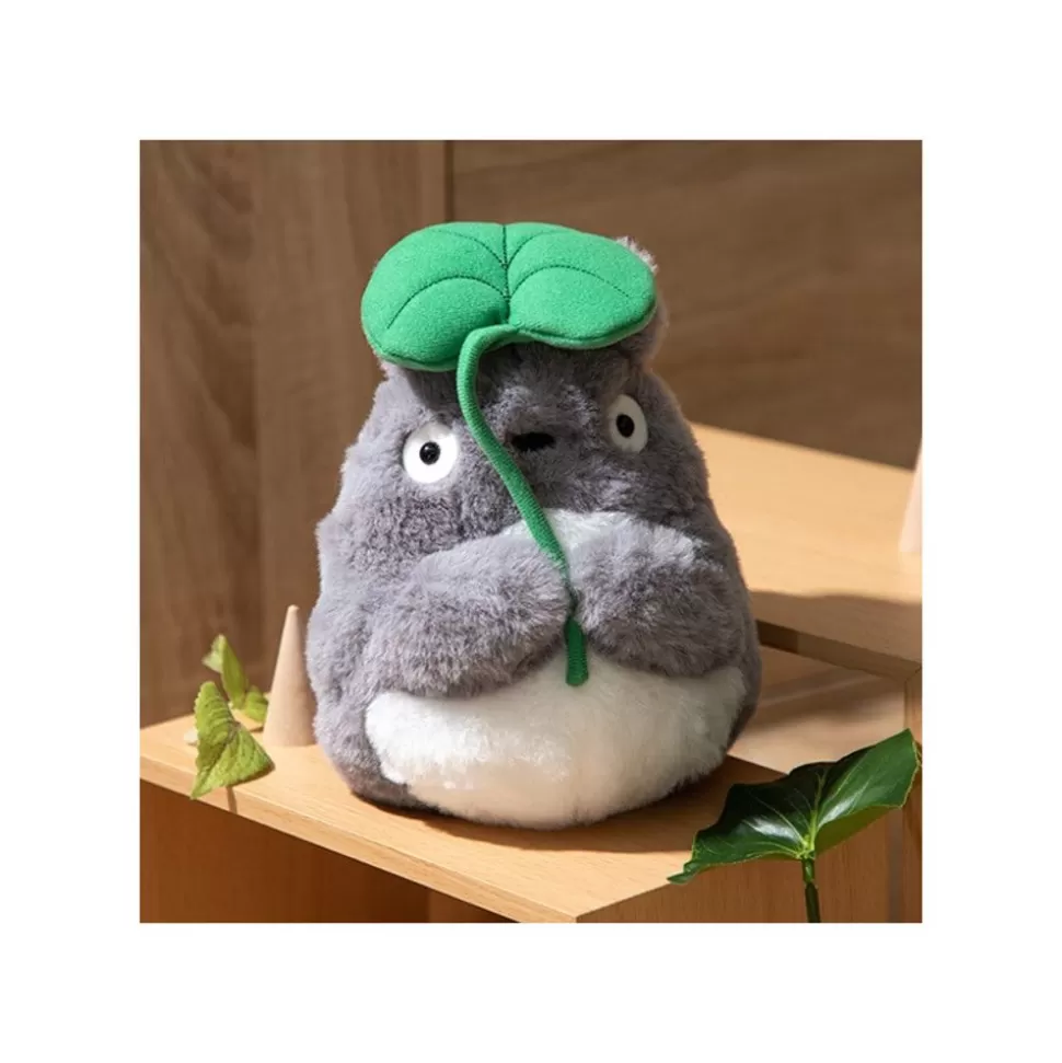 Maison Ghibli Nakayoshi Plush Big Totoro With Leaf - My Neighbor Totoro- Nakayoshi Plush
