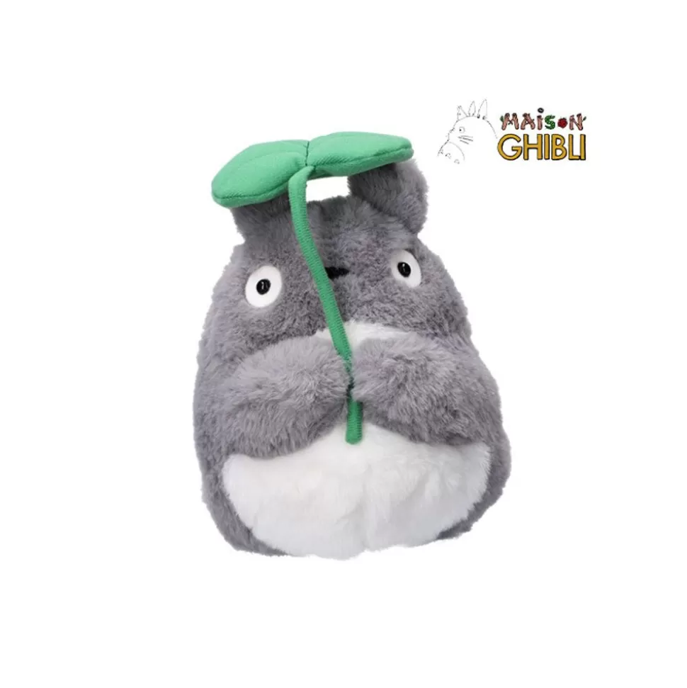 Maison Ghibli Nakayoshi Plush Big Totoro With Leaf - My Neighbor Totoro- Nakayoshi Plush