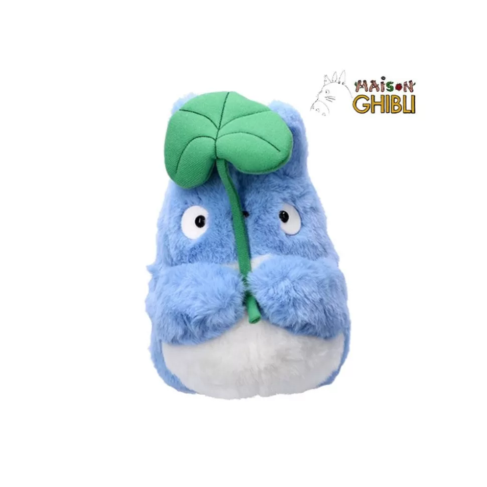 Maison Ghibli Nakayoshi Plush Medium Totoro With Leaf - My Neighbor Totoro- Nakayoshi Plush