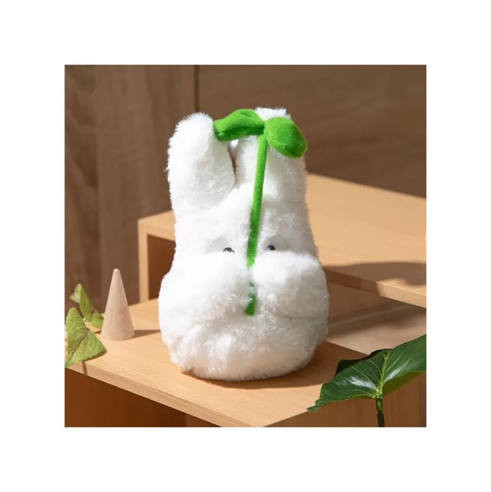 Maison Ghibli Nakayoshi Plush Small Totoro With Leaf - My Neighbor Totoro- Nakayoshi Plush