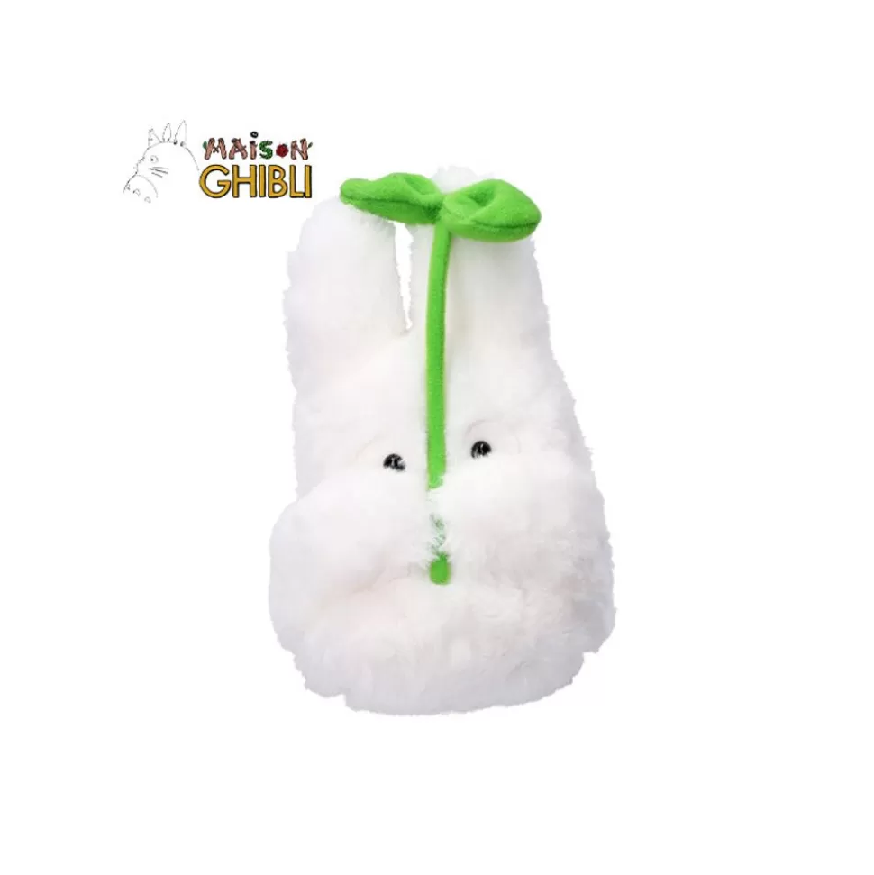 Maison Ghibli Nakayoshi Plush Small Totoro With Leaf - My Neighbor Totoro- Nakayoshi Plush