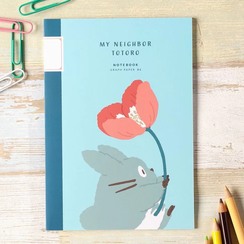 Maison Ghibli Notebook B6 Totoro Poppy - My Neighbor Totoro- Notebooks And Notepads