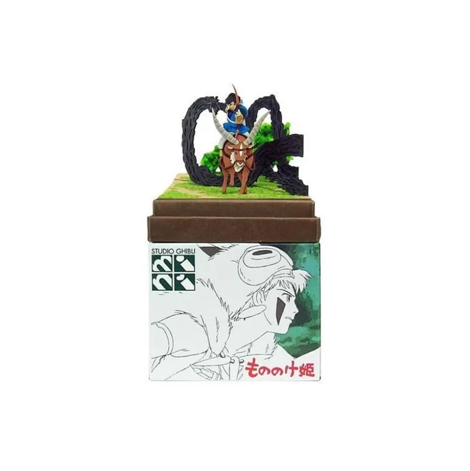 Maison Ghibli Paper Craft Howl'S Ashitaka In The Forest - Princess Mononoke- Arts And Crafts