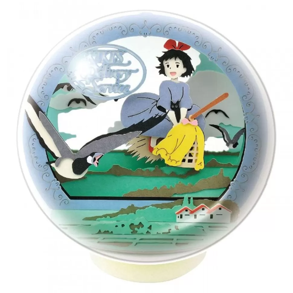Maison Ghibli Paper Theater Ball Kiki On Her Broom -Kiki'S Delivery Service- Arts And Crafts