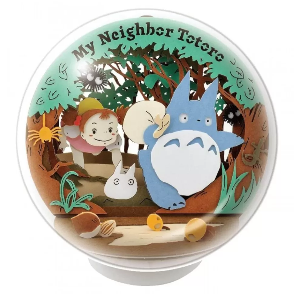 Maison Ghibli Paper Theater Ball Secret Tunnel - My Neighbor Totoro- Arts And Crafts