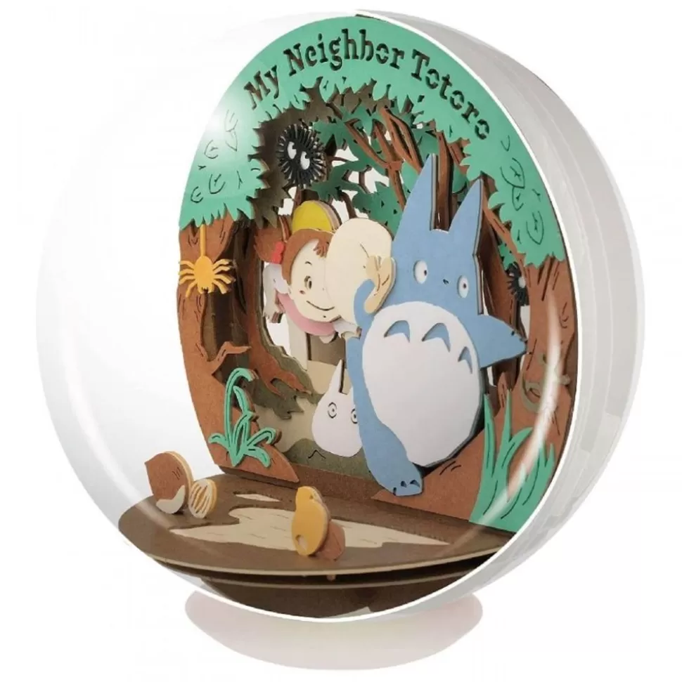 Maison Ghibli Paper Theater Ball Secret Tunnel - My Neighbor Totoro- Arts And Crafts
