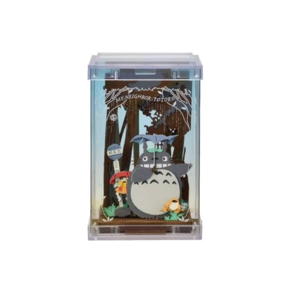 Maison Ghibli Paper Theater Cube The Rain Dance - My Neighbor Totoro- Arts And Crafts