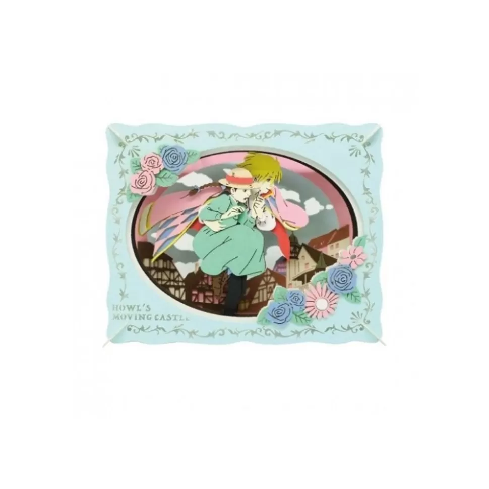 Maison Ghibli Paper Theater Hauru & Sophie In The Sky - Howl'S Moving Castle- Arts And Crafts