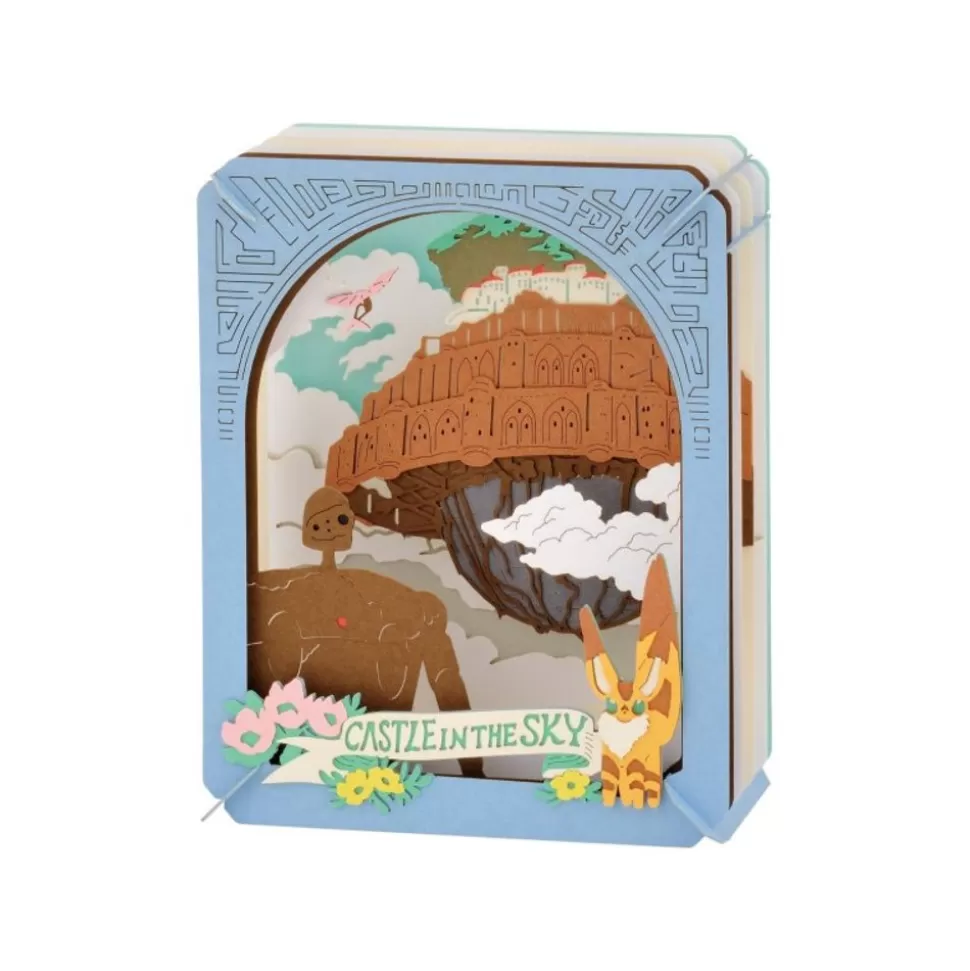 Maison Ghibli Paper Theater Series Behind The Clouds - Castle In The Sky- Arts And Crafts