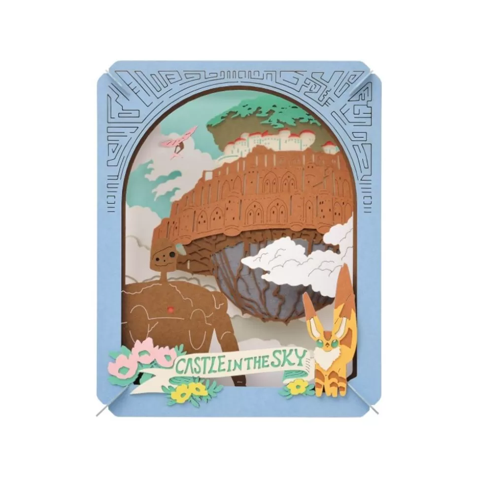 Maison Ghibli Paper Theater Series Behind The Clouds - Castle In The Sky- Arts And Crafts