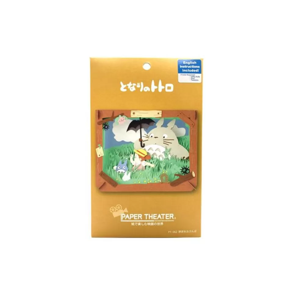 Maison Ghibli Paper Theater Totoro In The Field - My Neighbor Totoro- Arts And Crafts