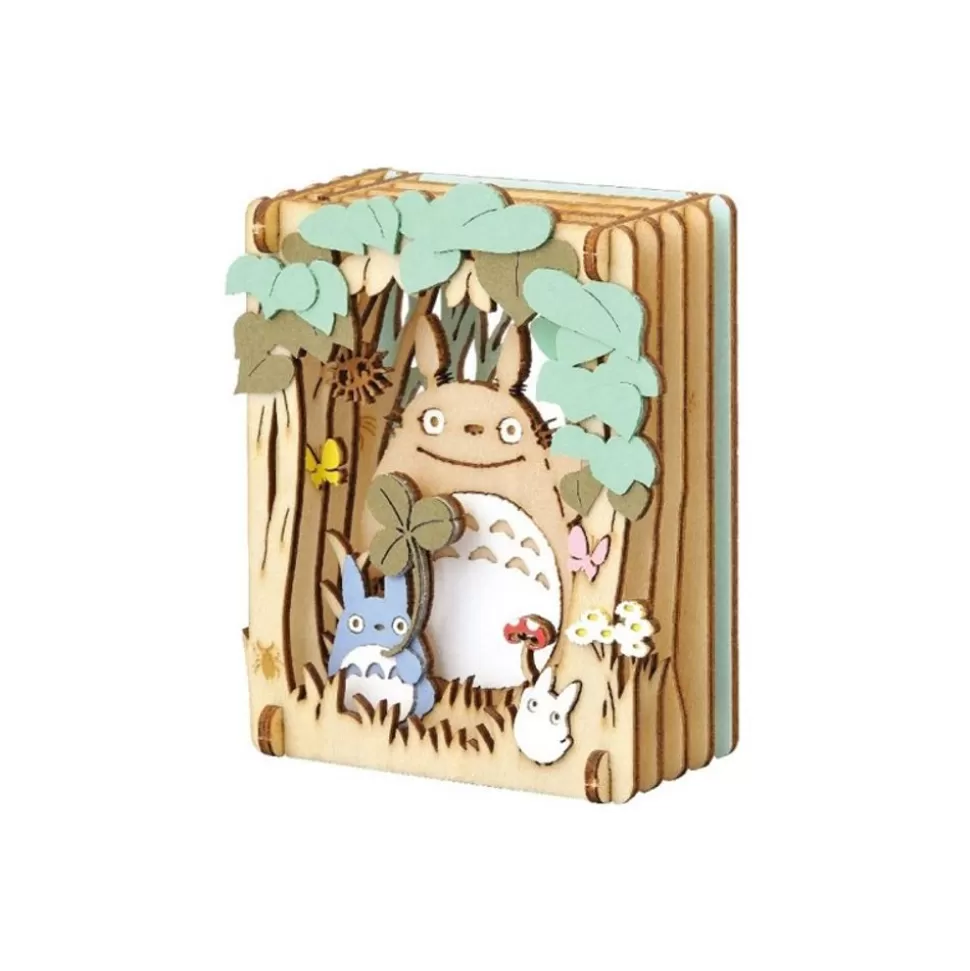 Maison Ghibli Paper Theater Wood Style Totoro Dondoko - My Neighbor Totoro- Arts And Crafts
