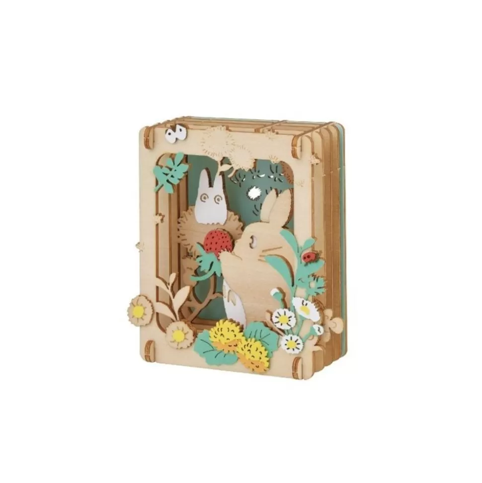 Maison Ghibli Paper Theater Wood Style Totoro Dondoko - My Neighbor Totoro- Arts And Crafts