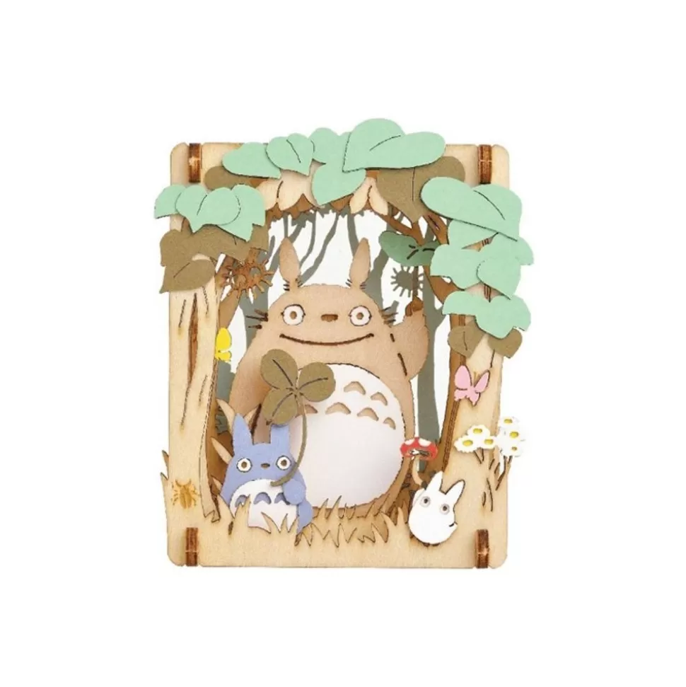 Maison Ghibli Paper Theater Wood Style Totoro Dondoko - My Neighbor Totoro- Arts And Crafts