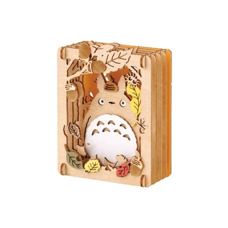 Maison Ghibli Paper Theater Wood Style Totoro Forest - My Neighbor Totoro- Arts And Crafts