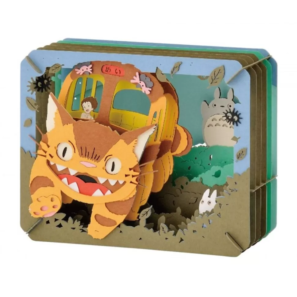 Maison Ghibli Paper Theatre Totoro Meets Mei - My Neighbor Totoro- Arts And Crafts