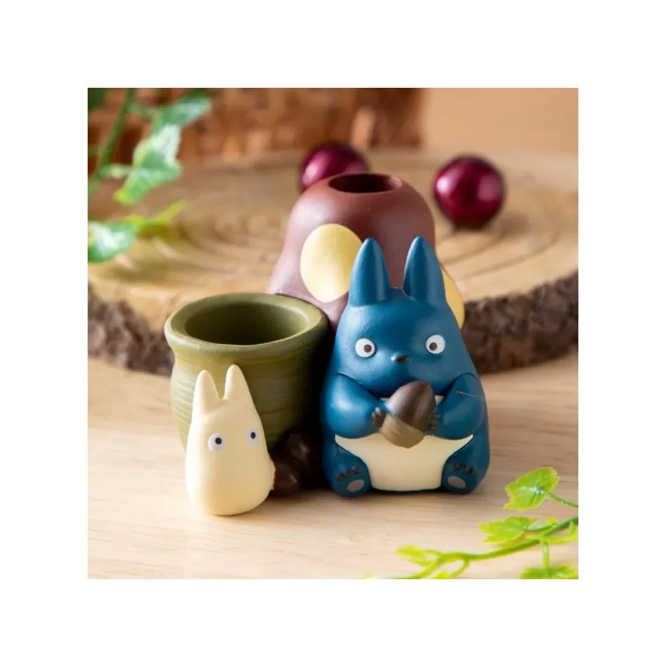 Maison Ghibli Pencil Holder Figurines Middle & Little Totoro - My Neighbor Totoro- Jewellery Boxes