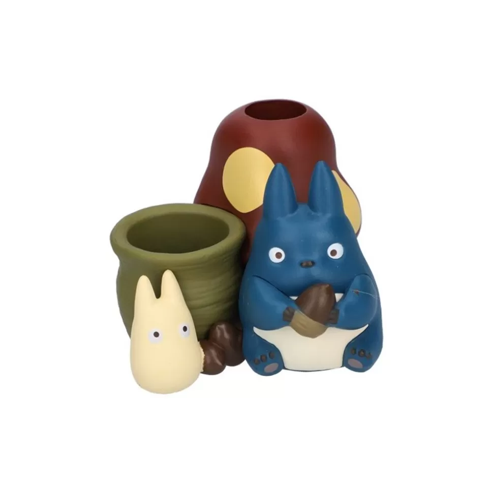 Maison Ghibli Pencil Holder Figurines Middle & Little Totoro - My Neighbor Totoro- Jewellery Boxes