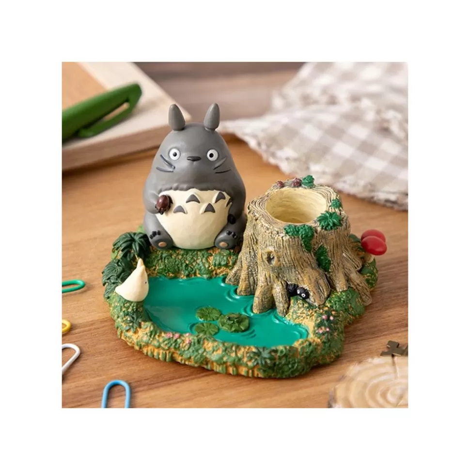 Maison Ghibli Pencil Holder Figurines Totoro By The Pond - My Neighbor Totoro- Jewellery Boxes